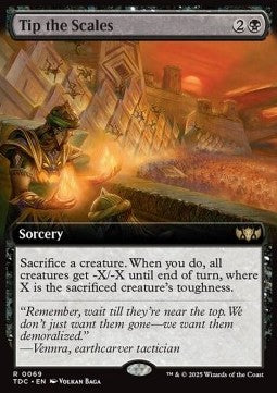 Tip the Scales - Commander: Tarkir: Dragonstorm: Extras (Rare) [XTDC-69] Hauptbild