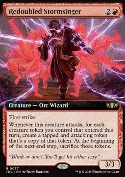Redoubled Stormsinger - Commander: Tarkir: Dragonstorm: Extras (Rare) [XTDC-77] Hauptbild