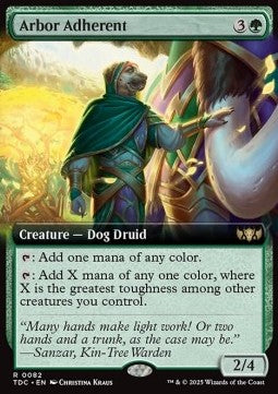 Arbor Adherent - Commander: Tarkir: Dragonstorm: Extras (Rare) [XTDC-82] Hover Image