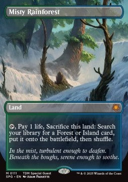 Misty Rainforest (V.1) - Special Guests (Mythic) [SPG-111] Immagine principale del prodotto