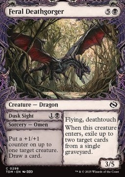 Feral Deathgorger // Dusk Sight - Tarkir: Dragonstorm: Extras (Common) [XTDM-298] Imagen principal del producto