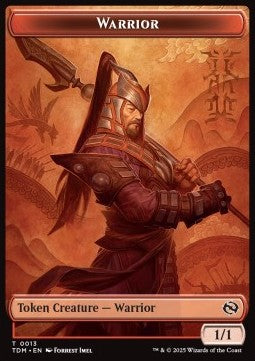 Warrior Token (R 1/1) // Goblin Token (R 1/1) - Tarkir: Dragonstorm: Tokens (Token) [TTDM-T 13/12] Hauptbild
