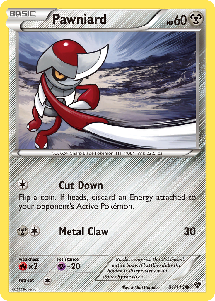 Pawniard – XY 81 – Pokémon TCG single card