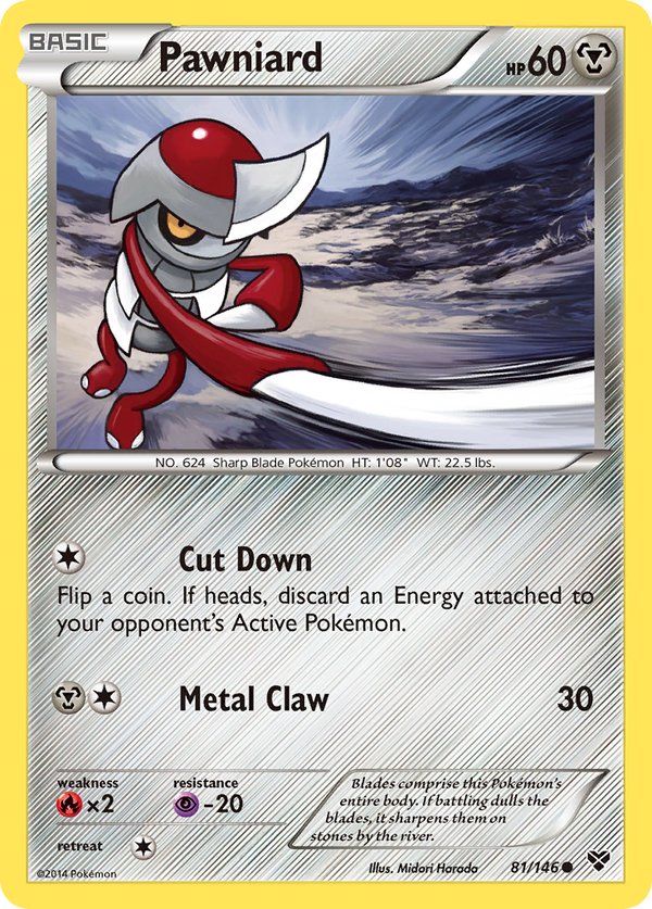 Pawniard – XY 81 – Pokémon TCG single card