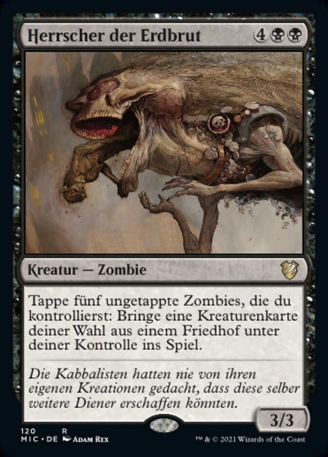 Magic-kaart Gravespawn Sovereign MIC-120 uit Midnight Hunt Commander (Rare) Immagine principale del prodotto
