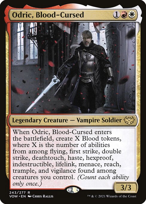 Odric, Blood-Cursed – Innistrad: Crimson Vow (VOW-243) Magic: The Gathering card