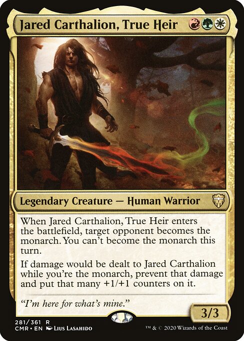 Jared Carthalion, True Heir – Commander Legends (CMR-281) Magic: The Gathering card