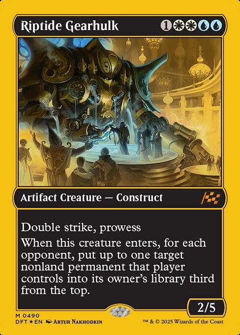 Riptide Gearhulk – Aetherdrift (DFT-490) Magic: The Gathering card | LC-REM-20260804-15339643863372-81d5d0a0-b0ae-4a5c-ace6-77d87fcc8563 Hauptbild