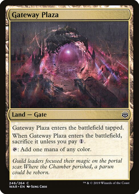 Gateway Plaza – War of the Spark (WAR-246) Magic: The Gathering card | LC-REM-20260804-15150736638284-81d69cf2-8643-4926-857e-febbd54d870f