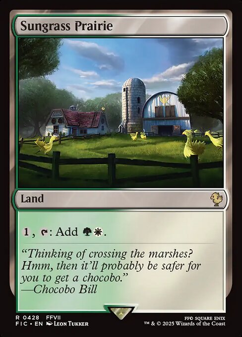 Sungrass Prairie – Final Fantasy Commander (FIC-428) Magic: The Gathering card | LC-REM-20260804-15339675091276-81e28e36-893f-4b34-aef7-5f2c15dc231c