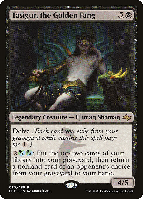 Tasigur, the Golden Fang – Fate Reforged (FRF-87) Magic: The Gathering card