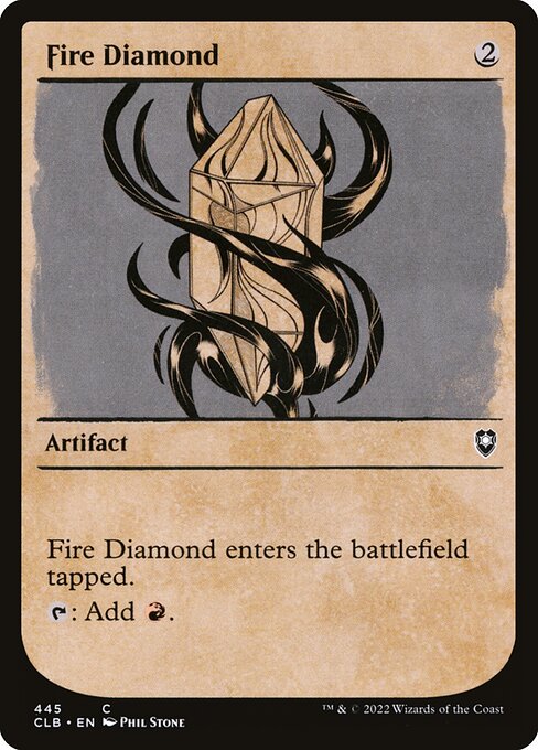 Fire Diamond – Commander Legends: Battle for Baldur's Gate (CLB-445) Magic: The Gathering card | LC-REM-20260804-15151272198476-81fa8865-c600-4d8d-976d-789cd565802e Image principale du produit