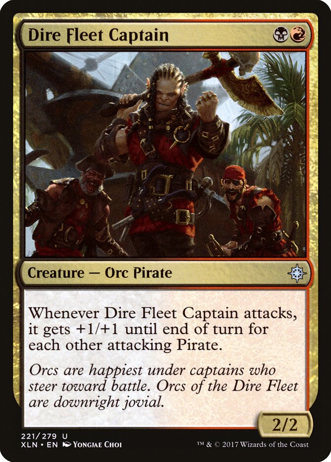 Dire Fleet Captain - Ixalan (Uncommon) [XLN-221] Hoofdafbeelding