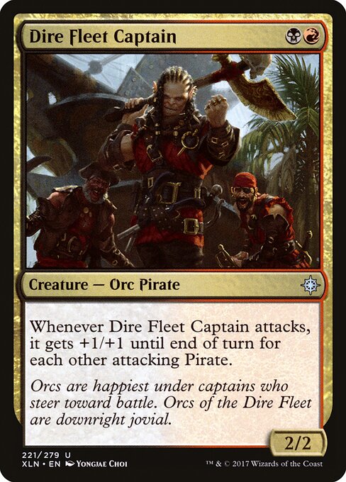 Dire Fleet Captain – Ixalan (XLN-221) Magic: The Gathering card