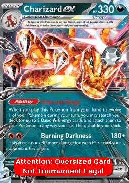 Charizard ex - SV Black Star Promos (Oversized) [SVP-196] Hover Image