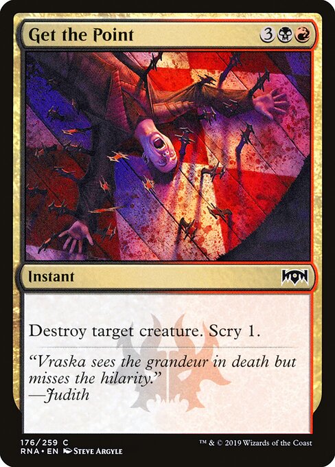 Get the Point – Ravnica Allegiance (RNA-176) Magic: The Gathering card