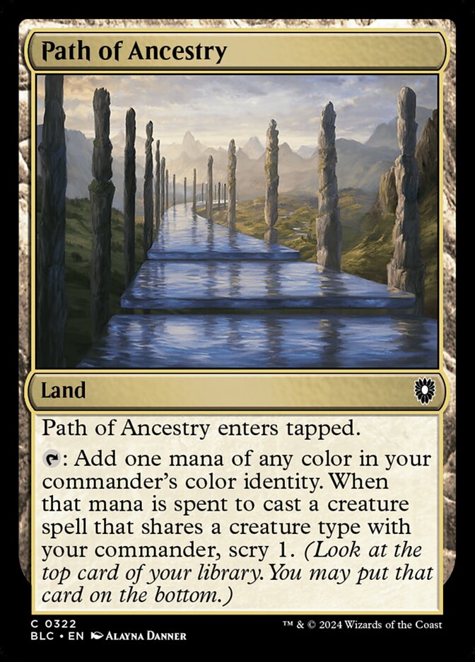 Path of Ancestry - Commander: Bloomburrow (Common) [BLC-322]