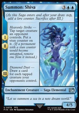 Summon: Shiva - Magic: The Gathering - FINAL FANTASY (Uncommon) [FIN-78] Main image