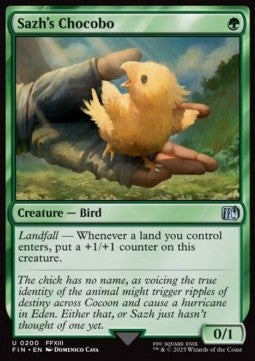 Sazh's Chocobo - Magic: The Gathering - FINAL FANTASY (Uncommon) [FIN-200] Hover Image