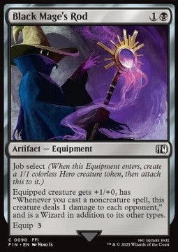 Black Mage's Rod - Magic: The Gathering - FINAL FANTASY (Common) [FIN-90] Immagine principale del prodotto