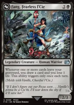 Fang, Fearless l'Cie // Ragnarok, Divine Deliverance - Magic: The Gathering - FINAL FANTASY (Uncommon) [FIN-99] Hover Image