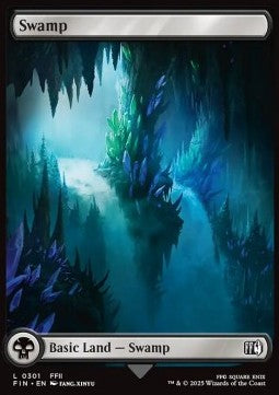 Swamp (V.2) - Magic: The Gathering - FINAL FANTASY (Land) [FIN-301] Image principale du produit