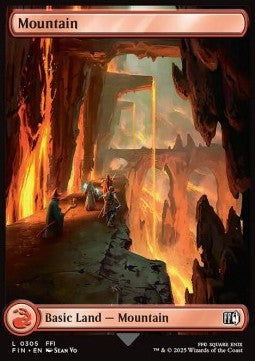 Mountain (V.3) - Magic: The Gathering - FINAL FANTASY (Land) [FIN-305] Hover Image