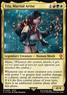 Tifa, Martial Artist - Commander: Magic: The Gathering - FINAL FANTASY (Mythic) [FIC-6] Hover Image