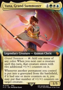 Yuna, Grand Summoner (V.1) - Commander: Magic: The Gathering - FINAL FANTASY: Extras (Mythic) [XFIC-192] Image principale du produit