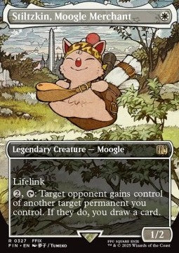 Stiltzkin, Moogle Merchant (V.1) - Magic: The Gathering - FINAL FANTASY: Extras (Rare) [XFIN-327]