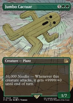 Jumbo Cactuar - Magic: The Gathering - FINAL FANTASY: Extras (Rare) [XFIN-343] Main image