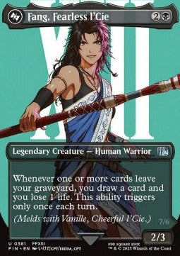 Fang, Fearless l'Cie // Ragnarok, Divine Deliverance (V.1) - Magic: The Gathering - FINAL FANTASY: Extras (Uncommon) [XFIN-381] Image principale du produit