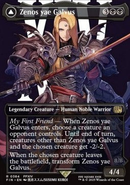 Zenos yae Galvus // Shinryu, Transcendent Rival (V.1) - Magic: The Gathering - FINAL FANTASY: Extras (Rare) [XFIN-384] Hover Image