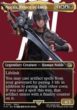 Noctis, Prince of Lucis (V.1) - Magic: The Gathering - FINAL FANTASY: Extras (Rare) [XFIN-401] Hover Image