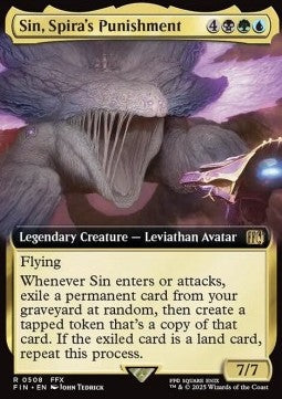 Sin, Spira's Punishment (V.2) - Magic: The Gathering - FINAL FANTASY: Extras (Rare) [XFIN-508]