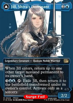 Jill, Shiva's Dominant // Shiva, Warden of Ice (V.3) - Magic: The Gathering - FINAL FANTASY: Extras (Rare) [XFIN-523] Hover Image