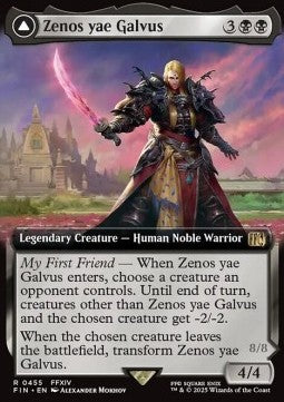 Zenos yae Galvus // Shinryu, Transcendent Rival (V.2) - Magic: The Gathering - FINAL FANTASY: Extras (Rare) [XFIN-455]