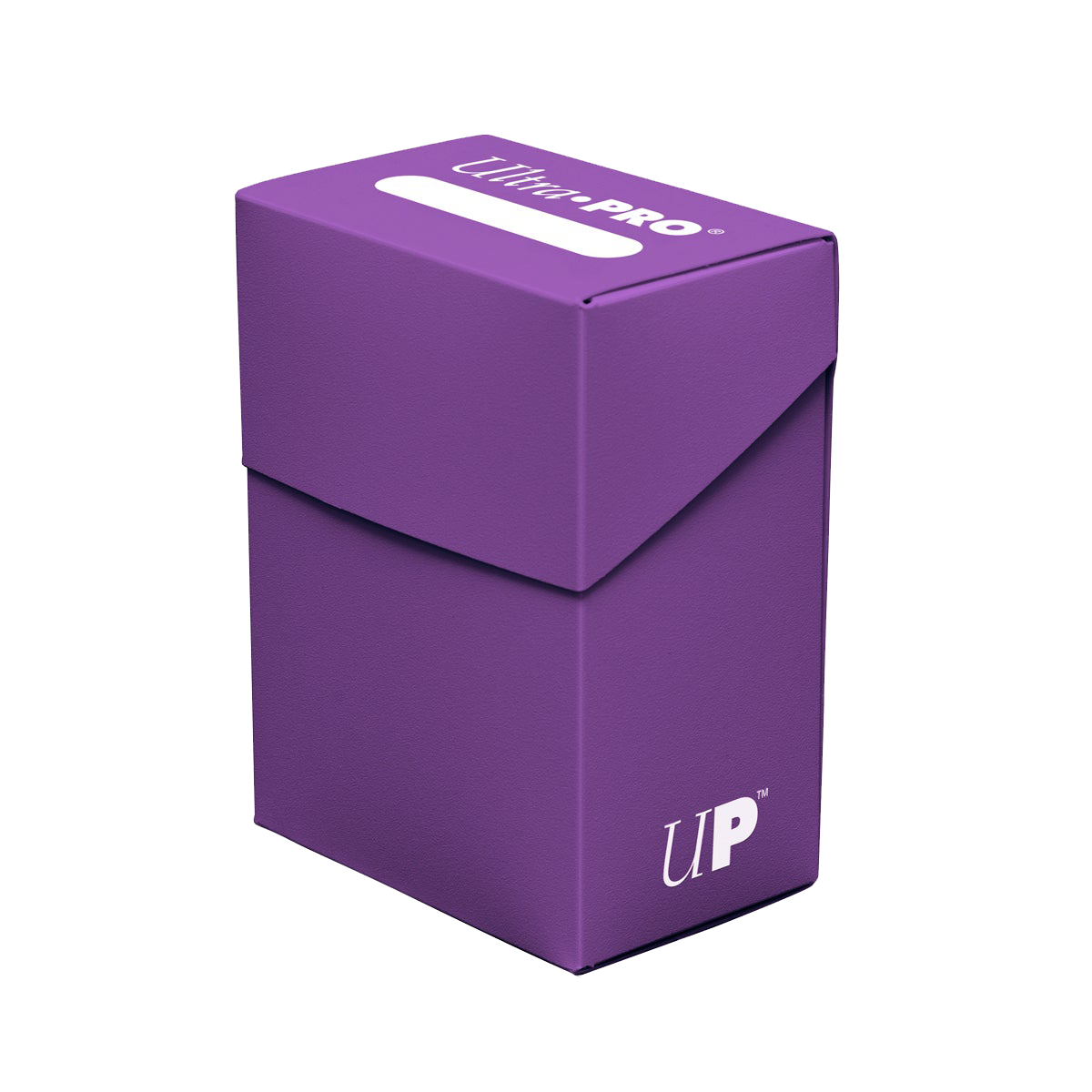 Ultra Pro Deck Box Solid in paars, gesloten deckbox voor 80 dubbel gesleevede kaarten Imagen principal del producto