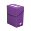 Ultra Pro Deck Box Solid in paars, gesloten deckbox voor 80 dubbel gesleevede kaarten