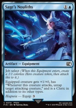 Sage's Nouliths - Magic: The Gathering - FINAL FANTASY (Common) [FIN-70] Hover Image