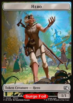 Hero Token (W 1/1) // Spirit Token (W 1/1) (V.3) - Magic: The Gathering - FINAL FANTASY: Tokens (Token) [TFIN-CT 26/3] Immagine principale del prodotto