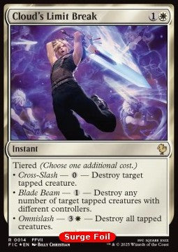 Cloud's Limit Break - Commander: Magic: The Gathering - FINAL FANTASY: Collector's Edition (Rare) [CFIC-14] Hover Image