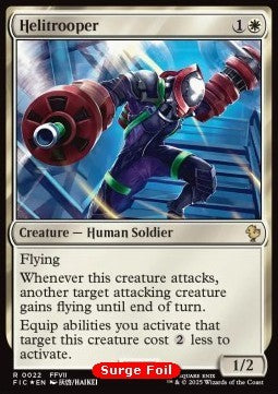 Helitrooper - Commander: Magic: The Gathering - FINAL FANTASY: Collector's Edition (Rare) [CFIC-22] Hoofdafbeelding