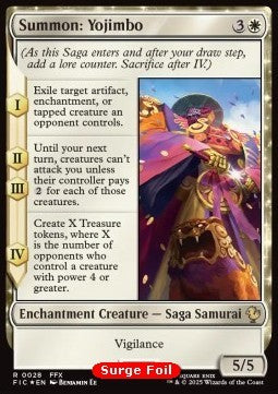 Summon: Yojimbo - Commander: Magic: The Gathering - FINAL FANTASY: Collector's Edition (Rare) [CFIC-28]