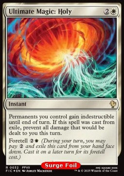Ultimate Magic: Holy - Commander: Magic: The Gathering - FINAL FANTASY: Collector's Edition (Rare) [CFIC-32] Hover Image