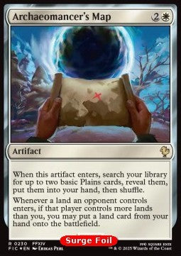 Archaeomancer's Map - Commander: Magic: The Gathering - FINAL FANTASY: Collector's Edition (Rare) [CFIC-230] Hover Image