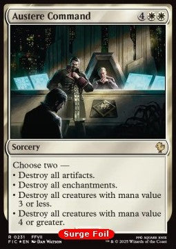 Austere Command - Commander: Magic: The Gathering - FINAL FANTASY: Collector's Edition (Rare) [CFIC-231] Hover Image