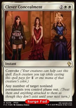 Clever Concealment - Commander: Magic: The Gathering - FINAL FANTASY: Collector's Edition (Rare) [CFIC-236] Hover Image