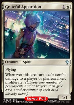 Grateful Apparition - Commander: Magic: The Gathering - FINAL FANTASY: Collector's Edition (Uncommon) [CFIC-244] Hover Image