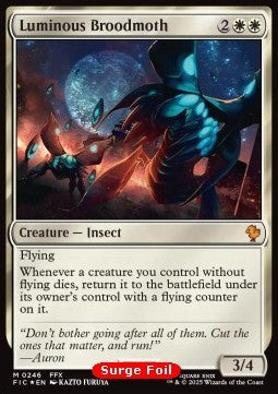 Luminous Broodmoth - Commander: Magic: The Gathering - FINAL FANTASY: Collector's Edition (Mythic) [CFIC-246] Hover Image